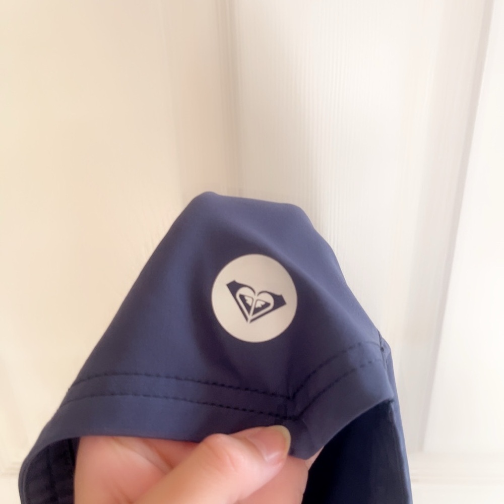 Roxy Women's Deep Blue Athletic Shorts - Picture 3 of 4